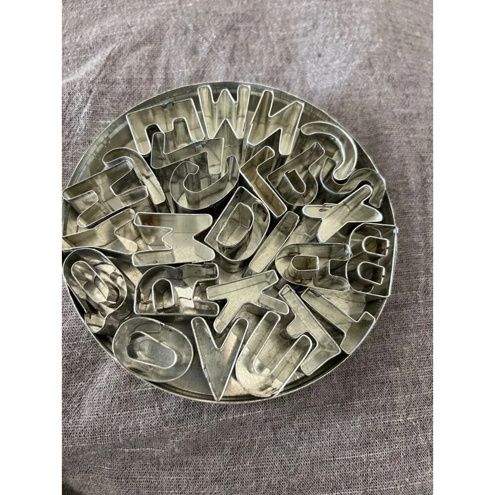 Chef Shop Alphabet Cookie cutters